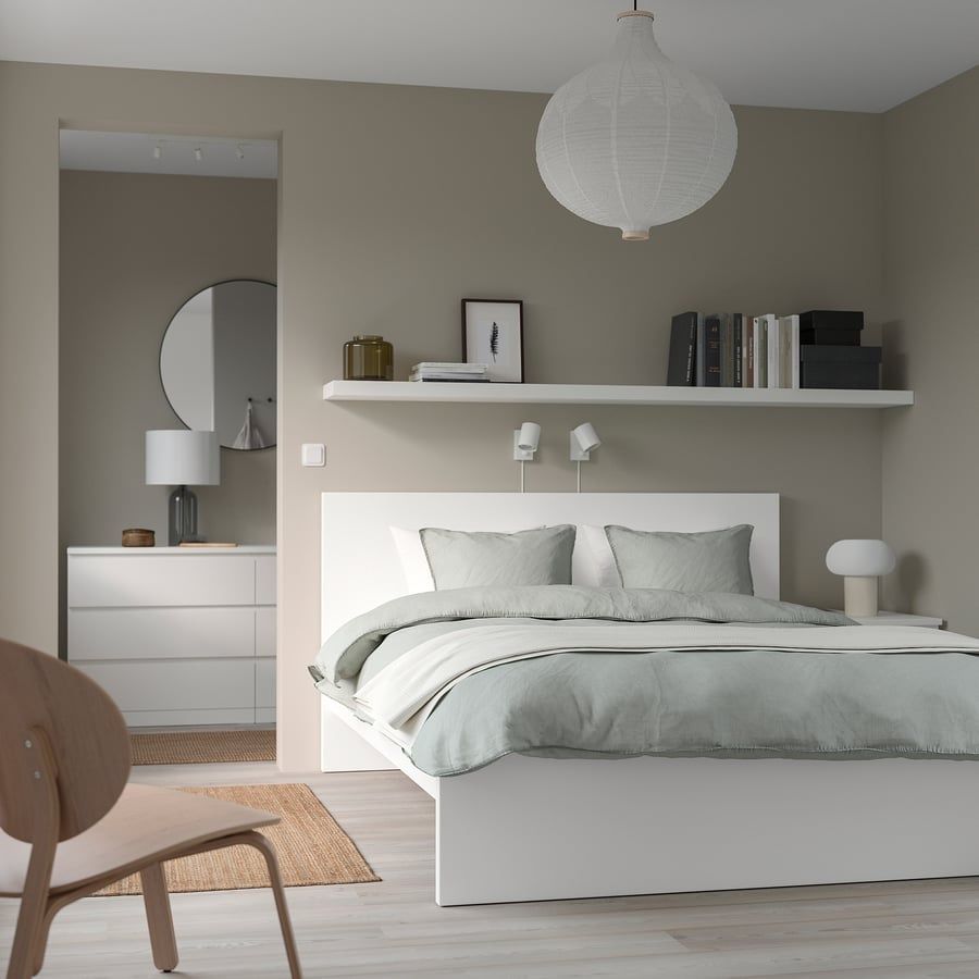 Łóżko IKEA Malm Białe + Materac
