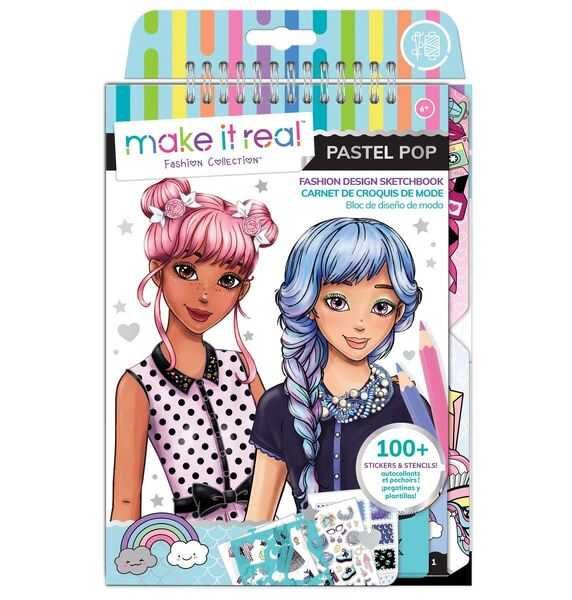 Make it Real: Блокнот c трафаретами для создания модных коллекций