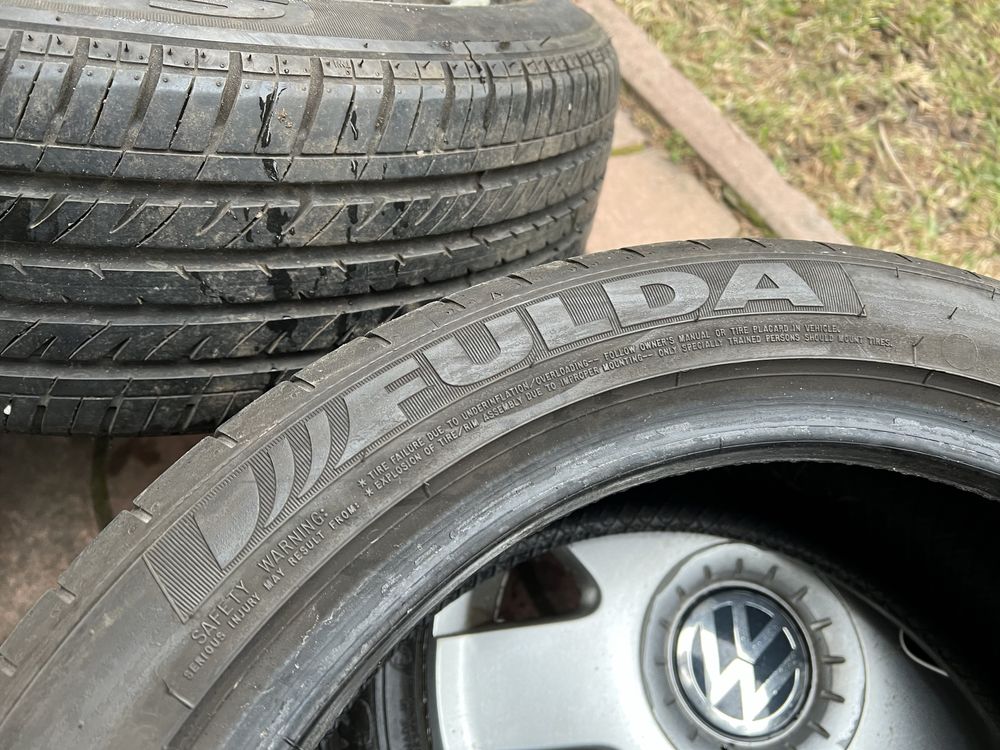 Резина пара літо 225/45 R 17 Fulda !!!2019 рік!!!6,5 мм!!!