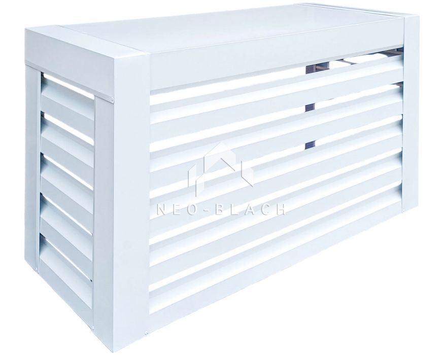 Osłona Klimatyzatora 100X40X60Cm Biała Zabudowa Klimatyzacji  Nb409