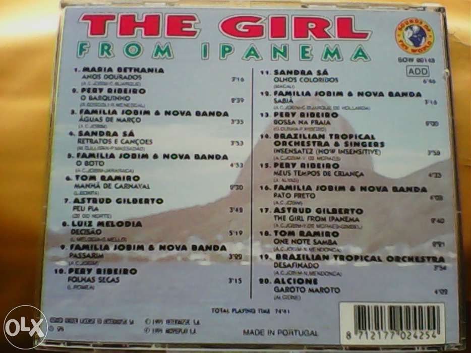 "The girl from ipanema" - greatest brazilian music