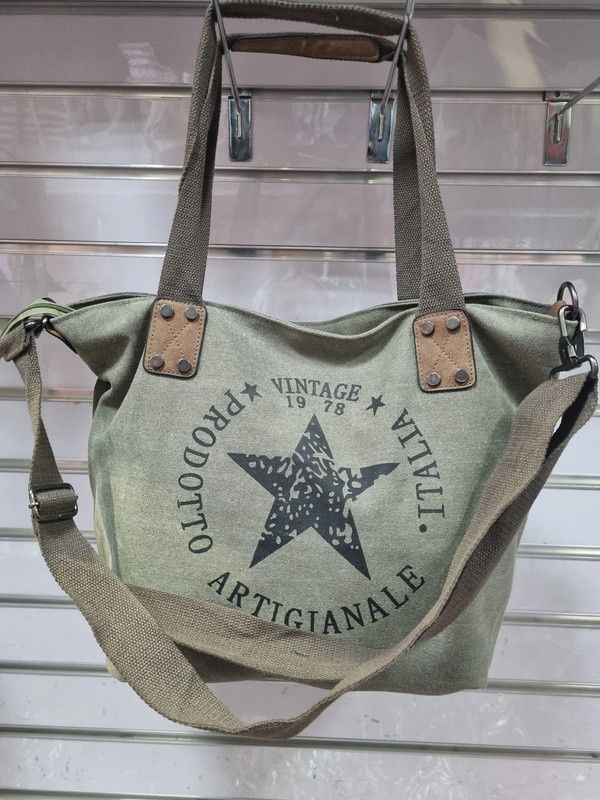 Torebka damska shopper z gwiazdą