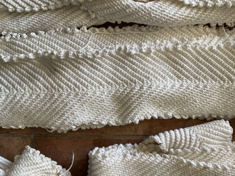 Tiras de renda antigas