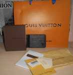KLIP DO pieniandze PORTFEL MĘSKI Louis Vuitton, skóra, Francja 023