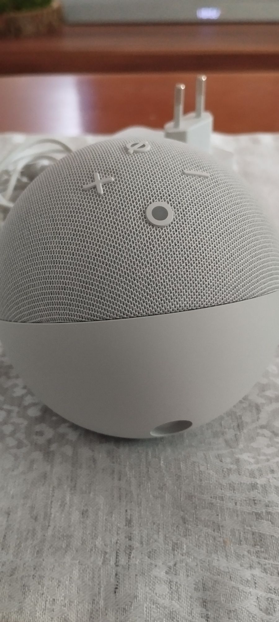Głośnik Alexa dot  IV generacji szary