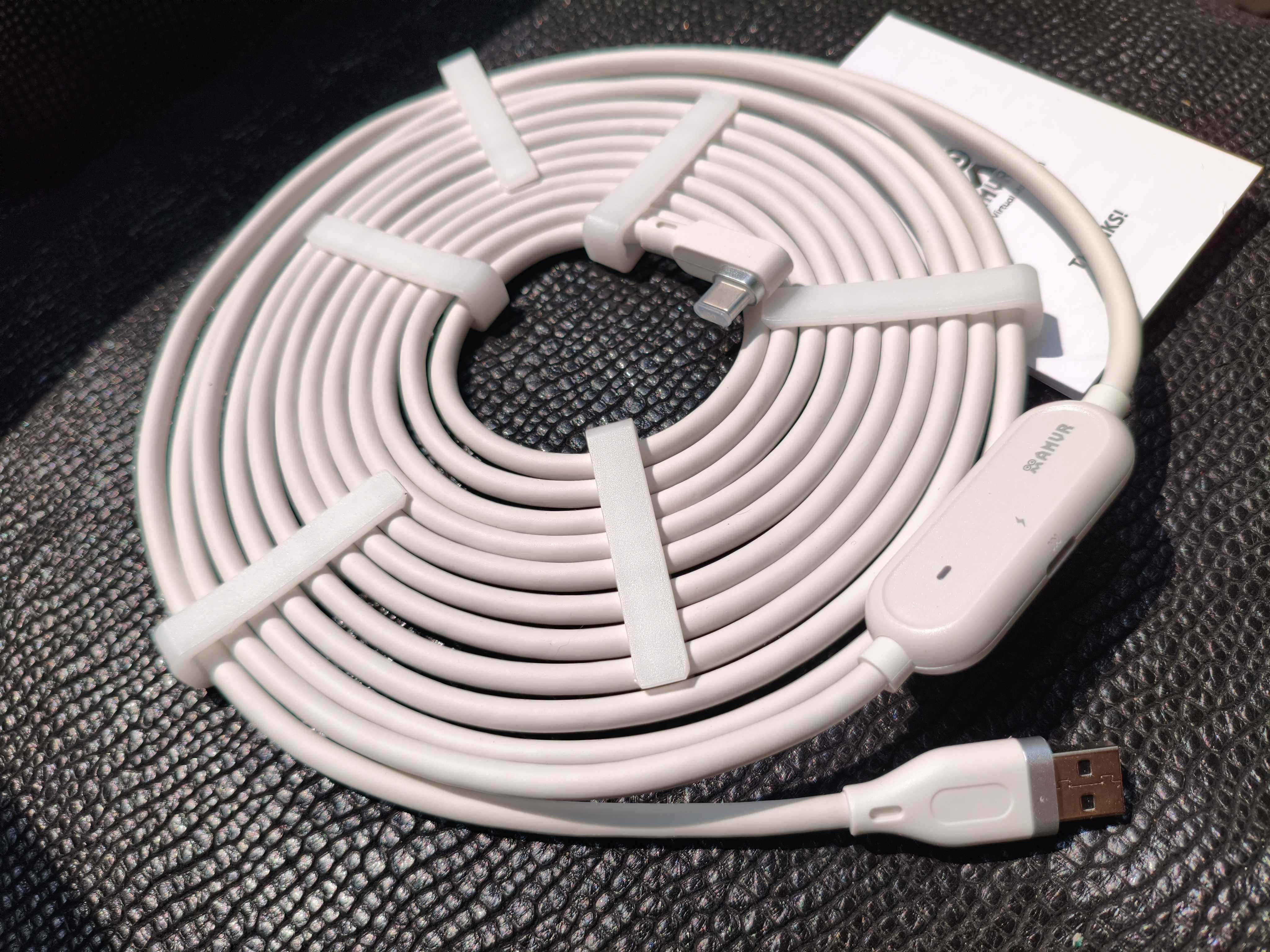 AMVR Link Cable USB3.2 gen1 New! Кабель з зарядним портом Meta Quest 3