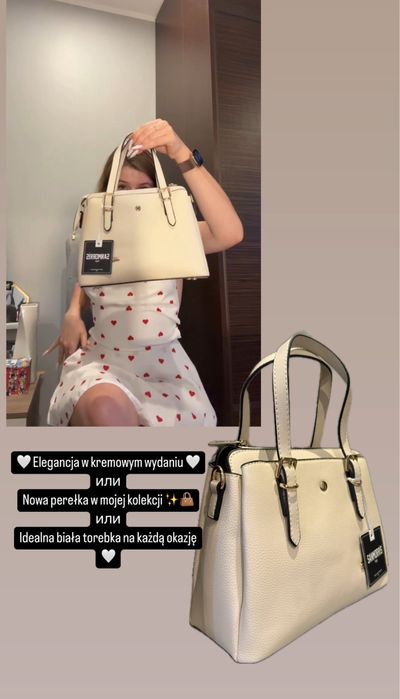 Elegancka biała torebka Sanmorris – prosto z Turcji