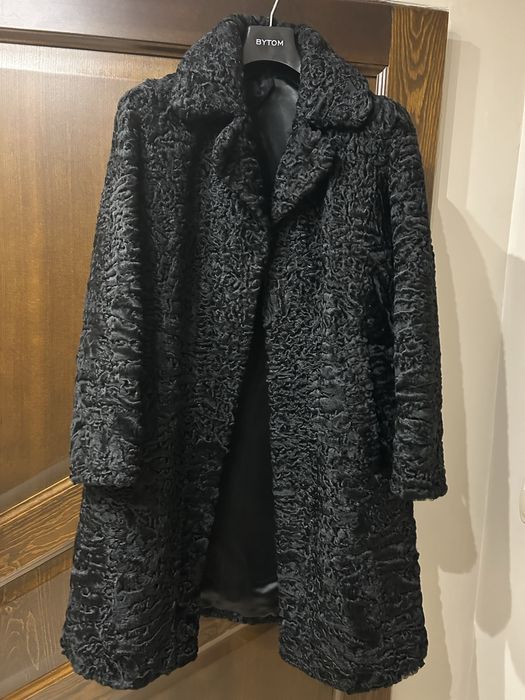 Futro naturalne karakuły czarne