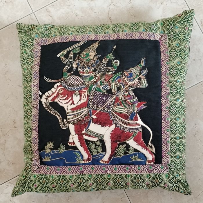 2 almofadas de artesanato da India