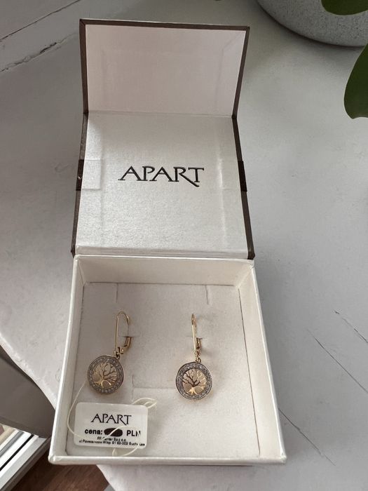 Idealne na prezent – złote kolczyki z diamentami 0,15 ct + certyfikat