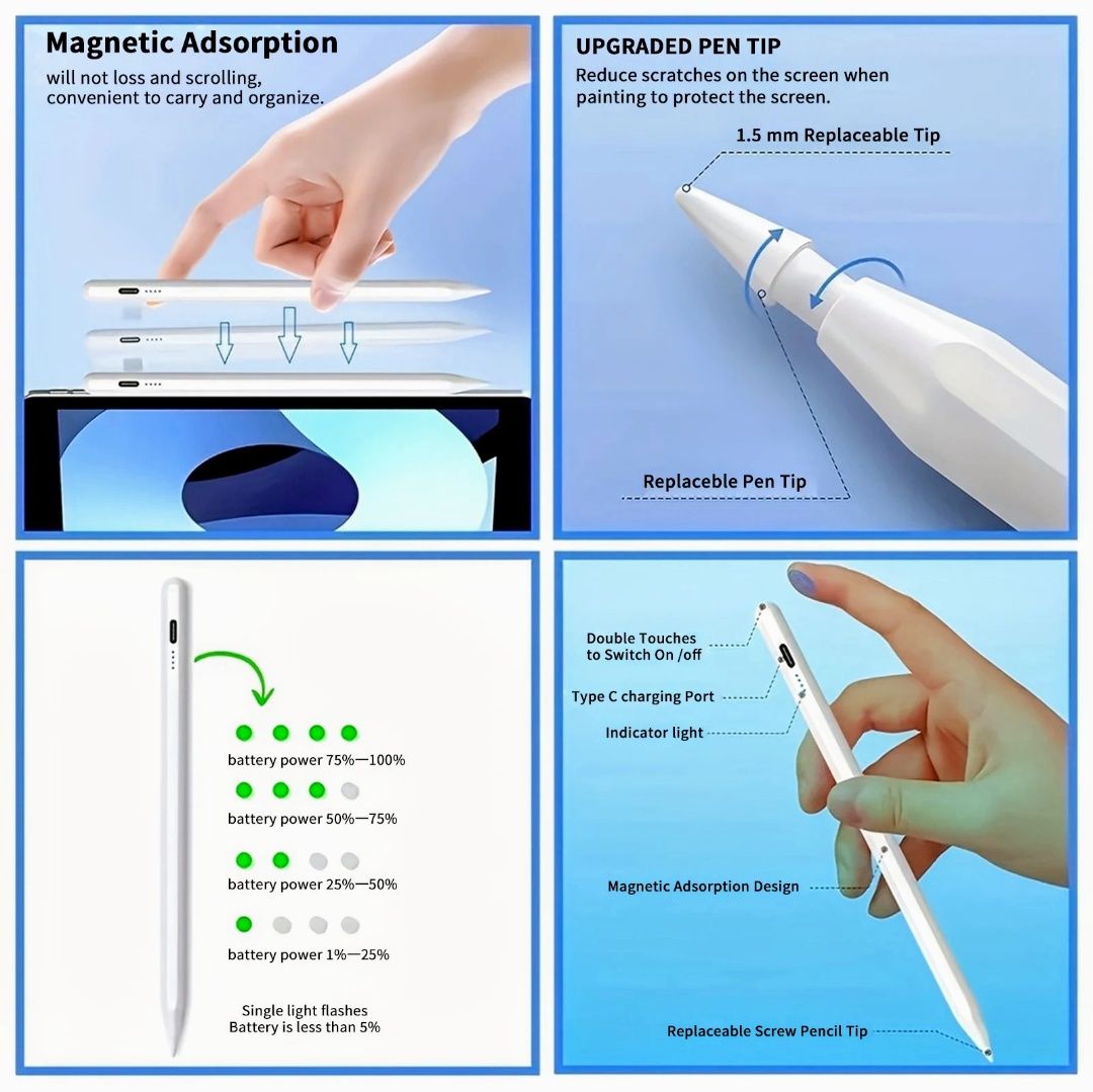 Caneta Stylus Universal Nova - iPad/Android