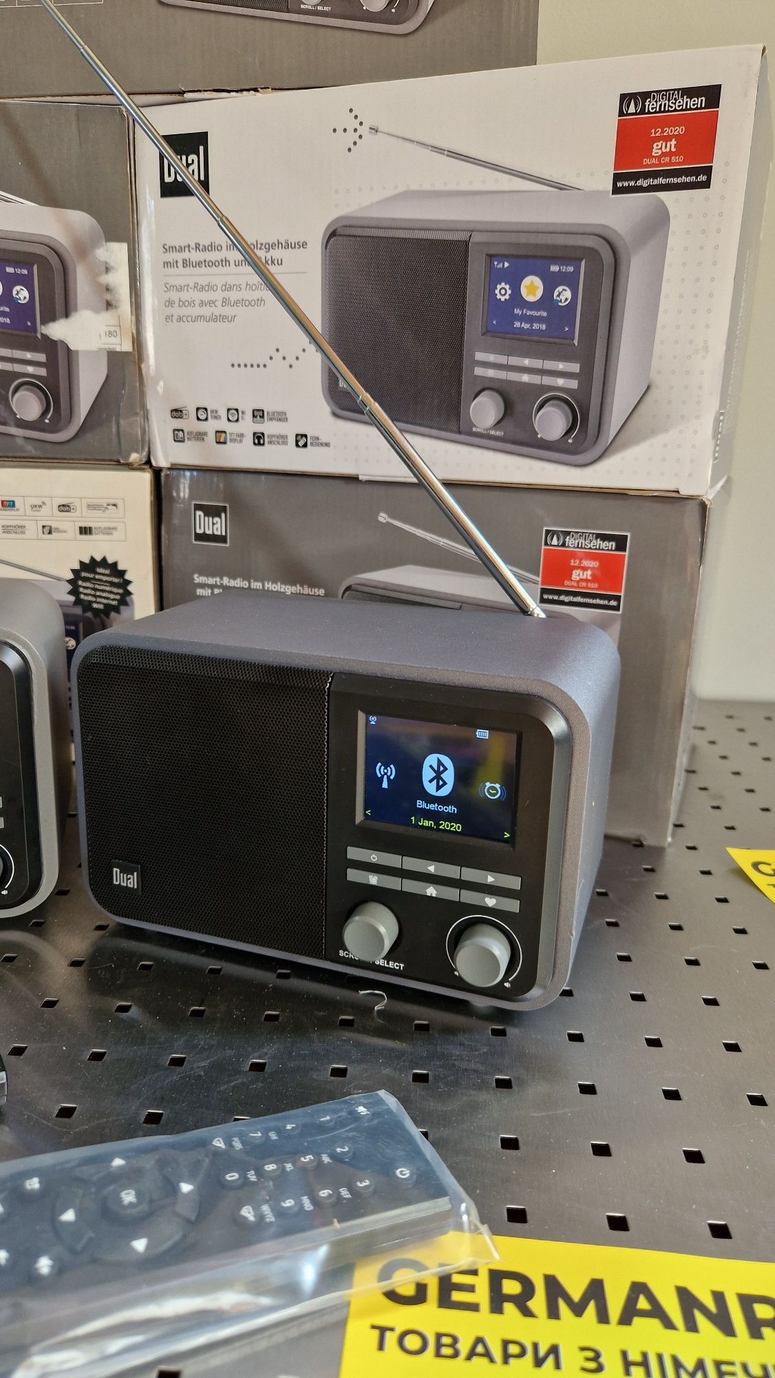Акумуляторне інтернет радіо WiFi, блютуз динамік, Fm, DUAL CR510