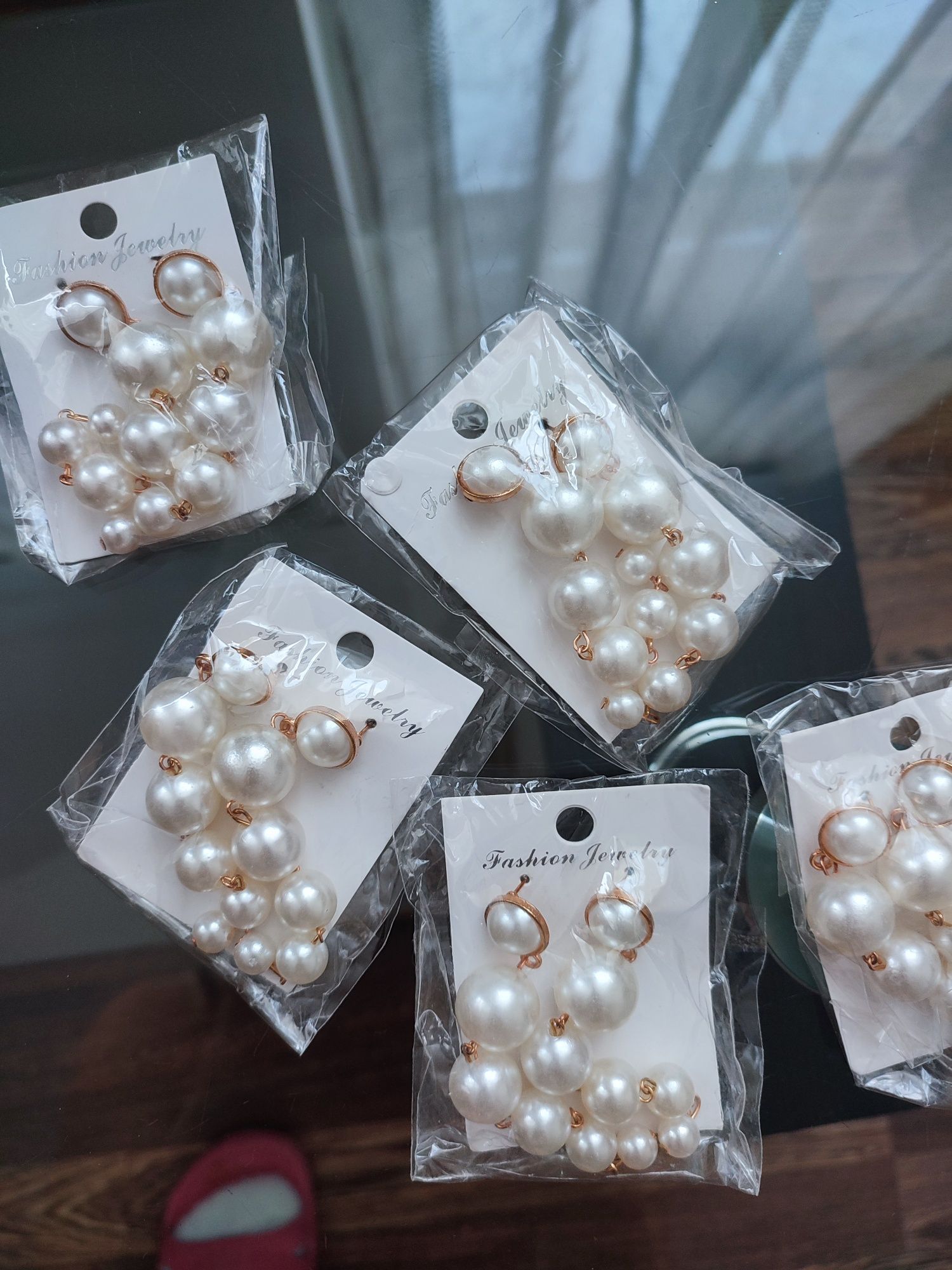 Nowe kolczyki  Imitacja perły