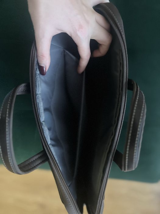 Шкіряна сумка для ноутбука