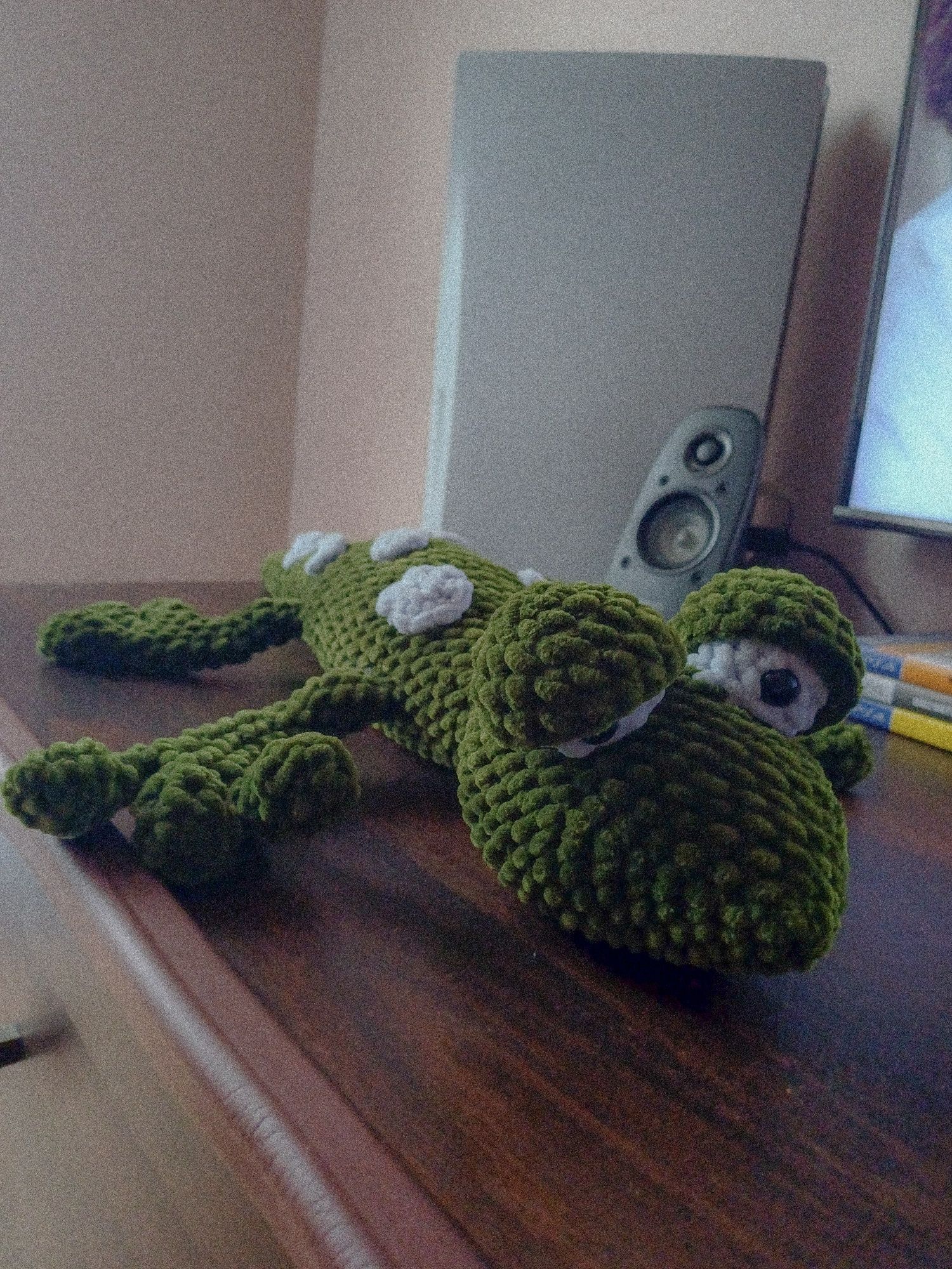 Jaszczurka amigurumi