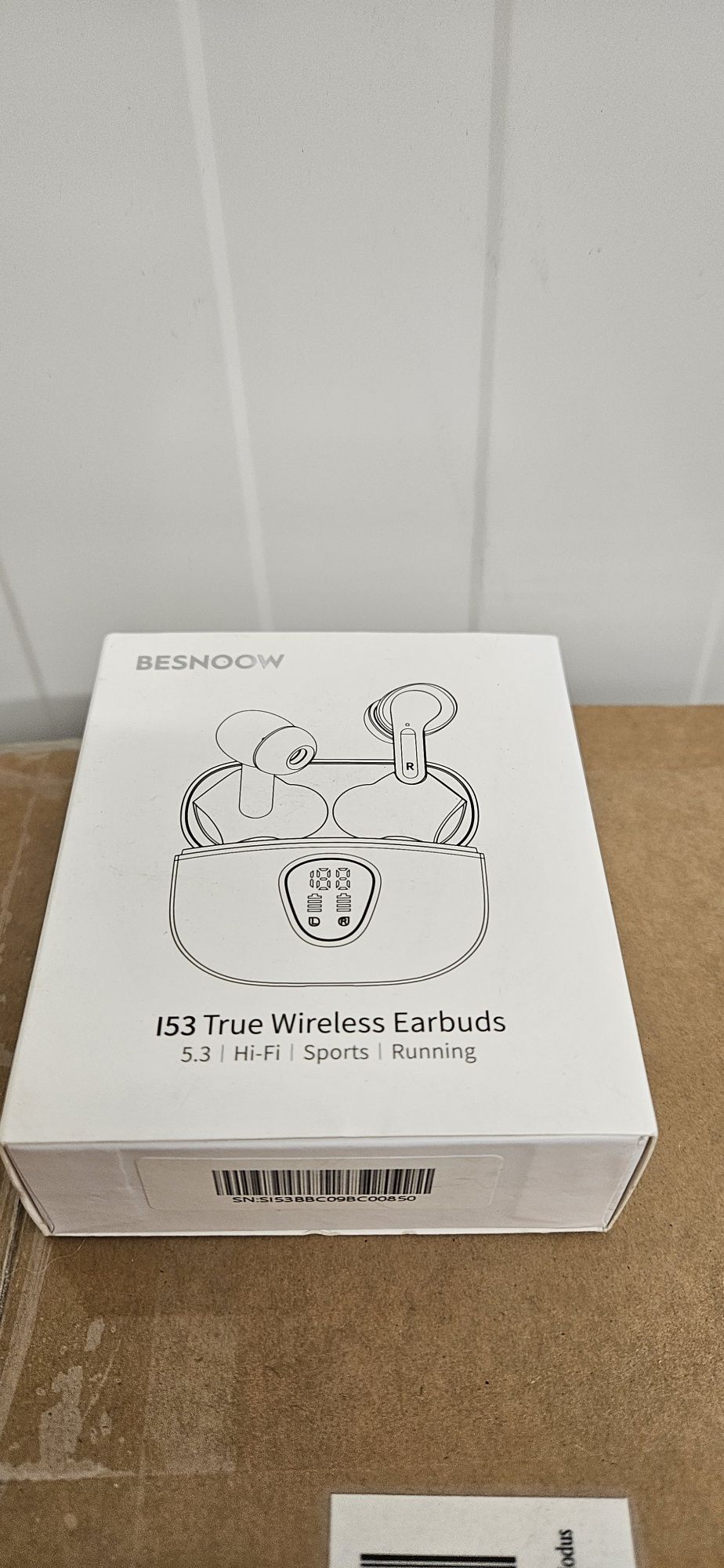 Słuchawki bezprzewodowe bluetooth w kolorze czarnym Besnoow I53