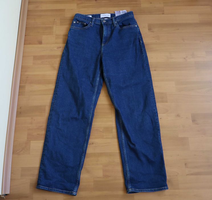 Джинси Calvin Klein широкі висока посадка 28/30 оригінал
