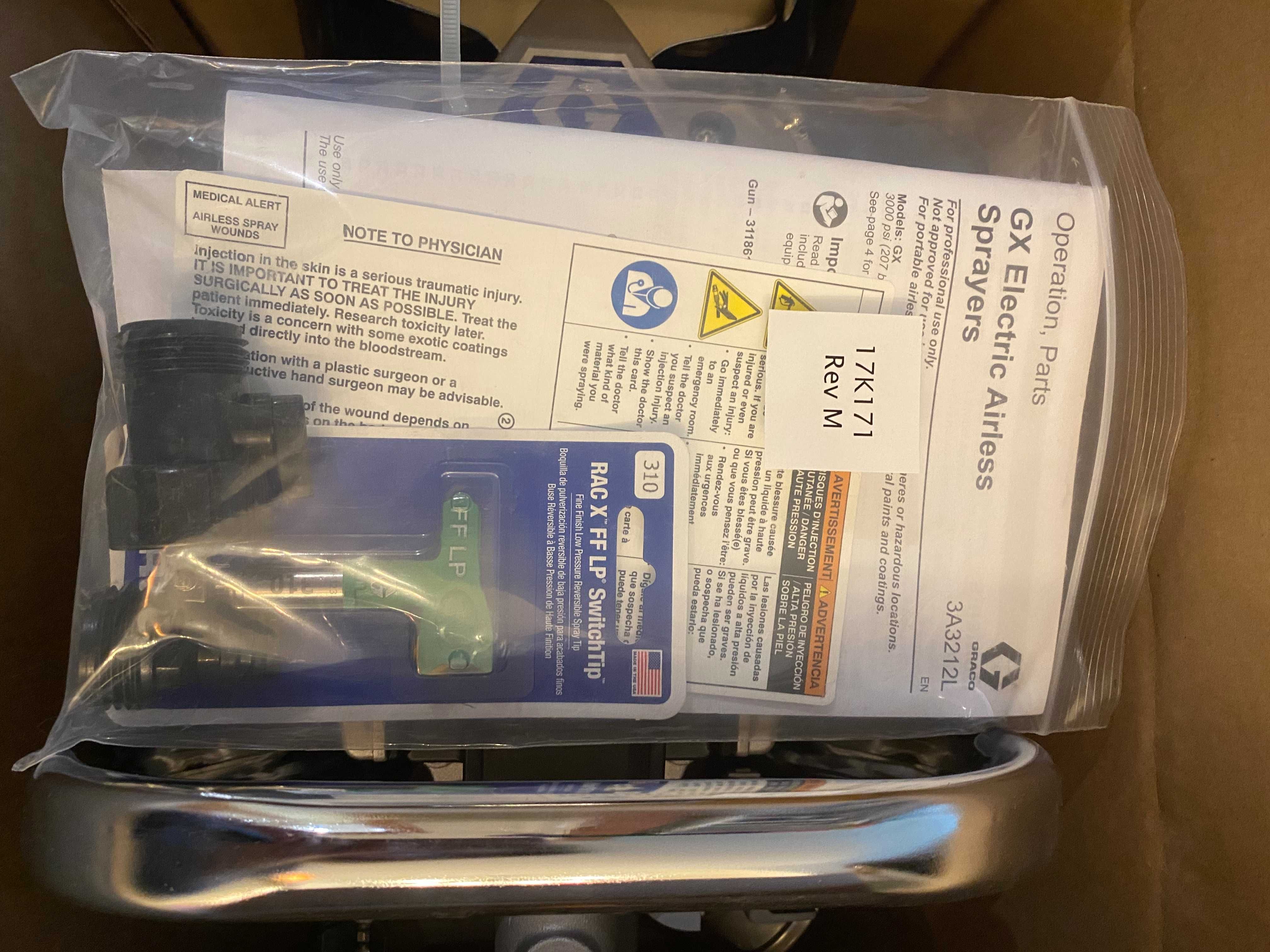 NOWY Agregat Malarski Graco GX 21, elektryczny, hydrodynamiczny