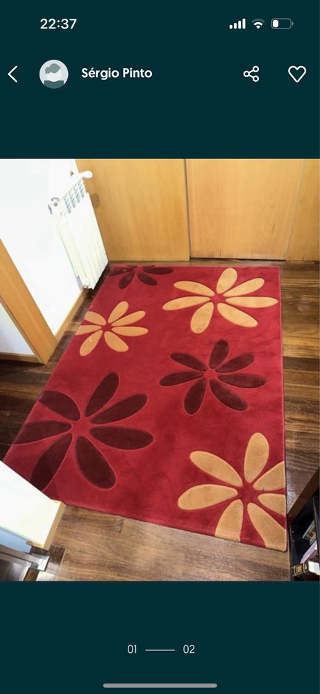 Carpetes conjunto como novas