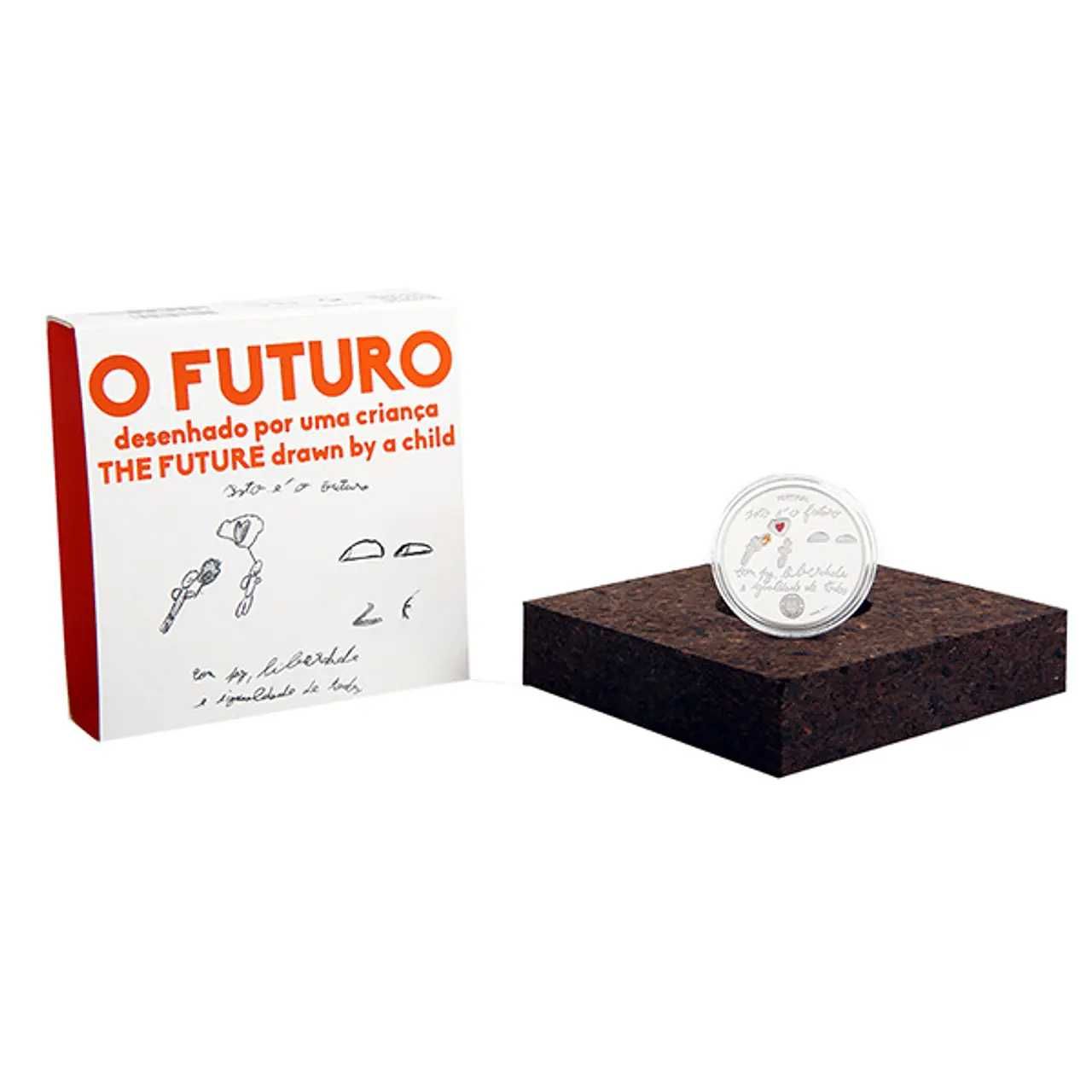 2017 – moeda Prata PROOF 5,00€ – O Futuro