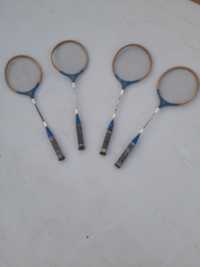 4 Raquetes badminton vintage Victor Crown