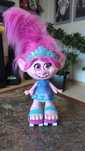 Інтерактивна лялька Тролі Трояндочка з танцюючими волоссям Trolls Drea