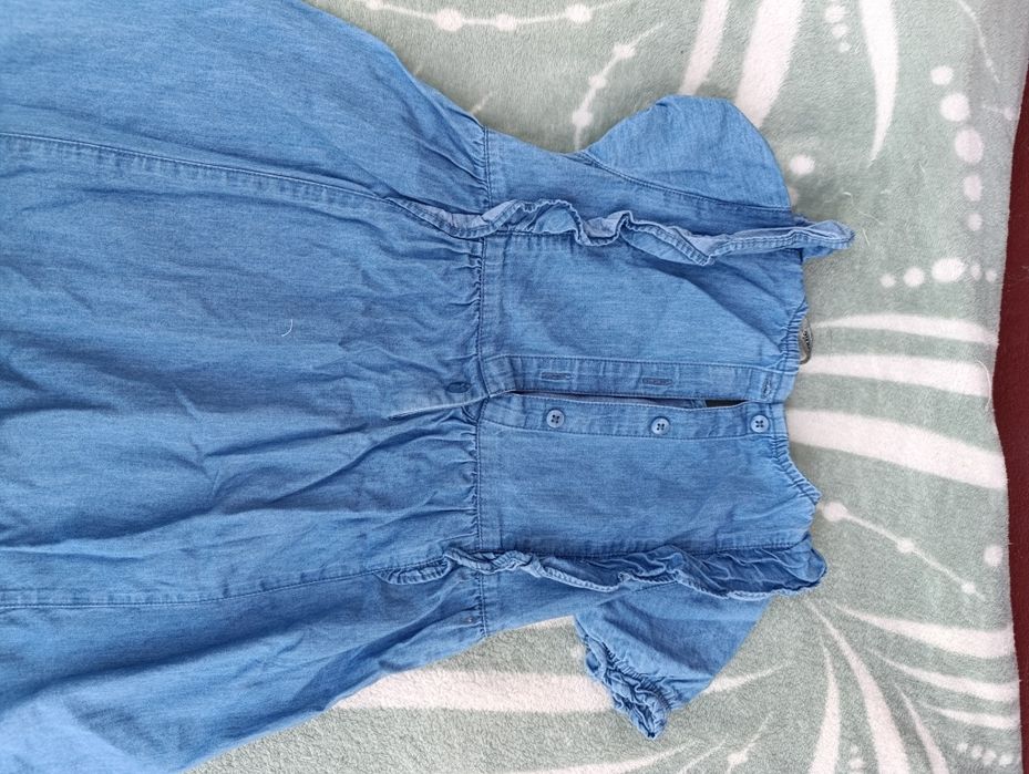 Jeansowa sukienka r.92/98