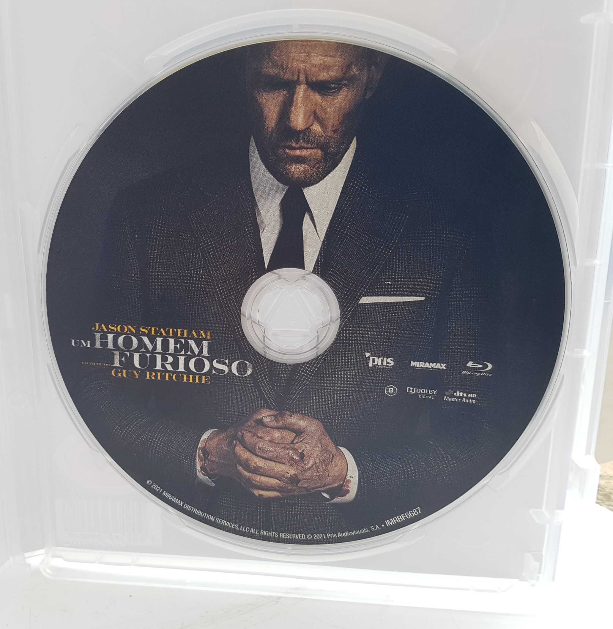 Um Homem Furioso Blu ray (como novo)