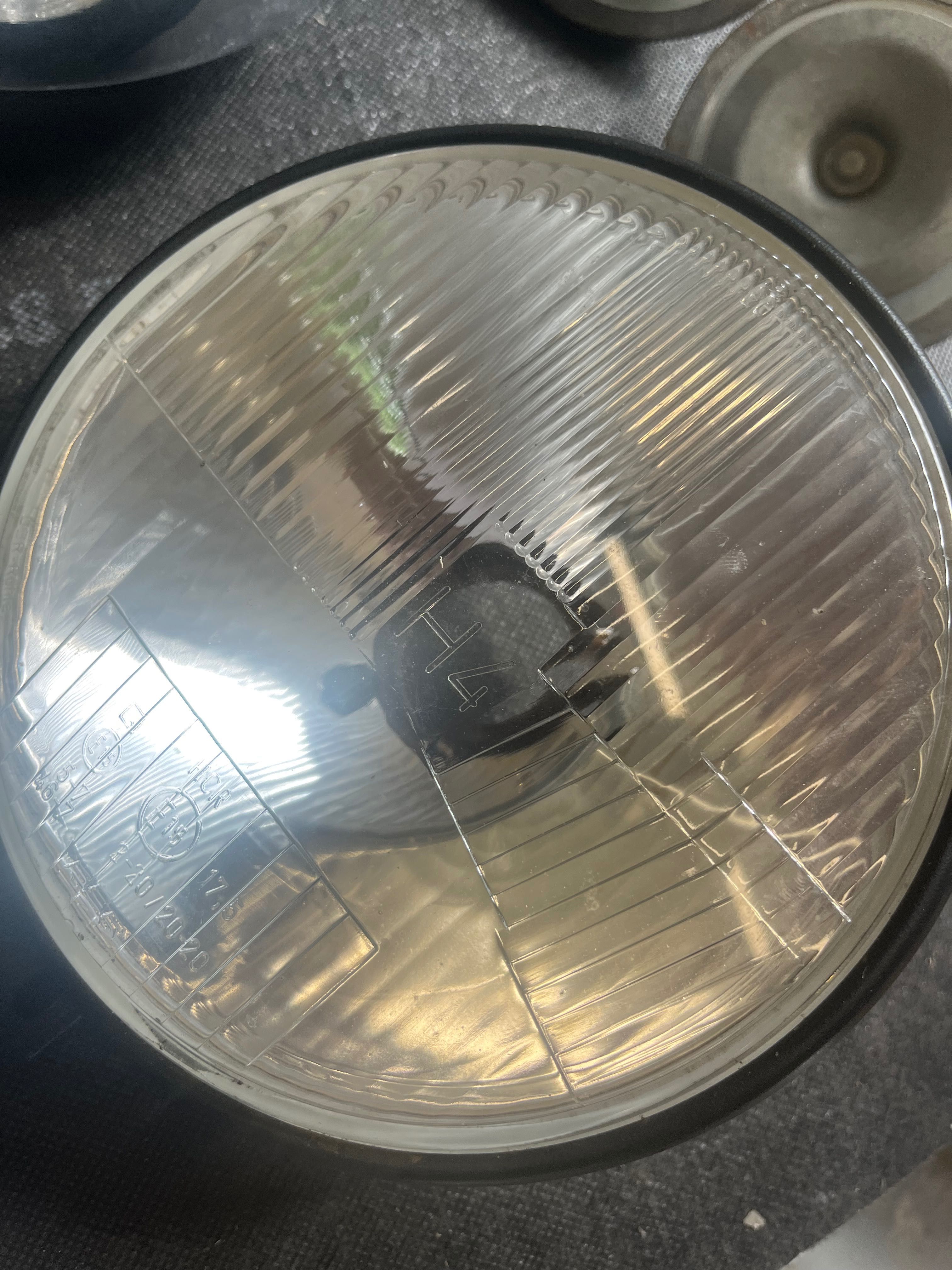 Klosz lampy/odblaśnik h4 mz etz plastik, sygnał klakson org DDR