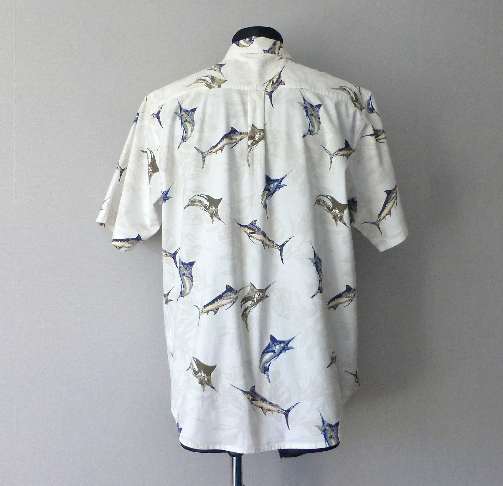 Knightsbridge letnia męska koszula Fish Print L XL