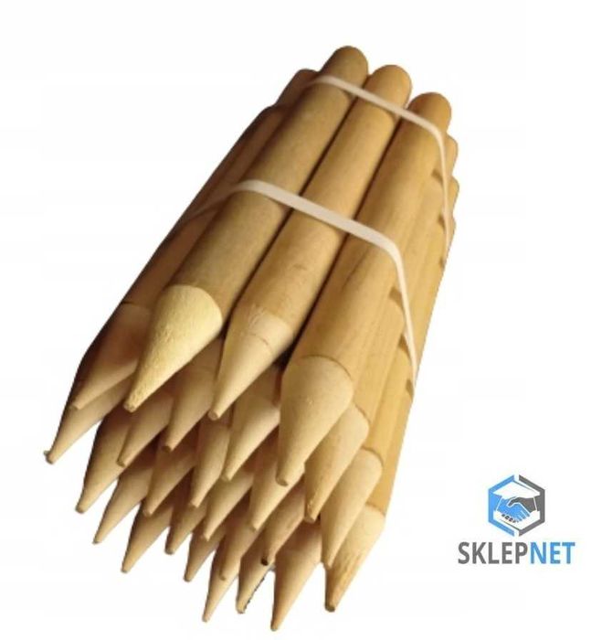 Paliki geodezyjne drewniane słupki kołki tyczki podpórki 40cm