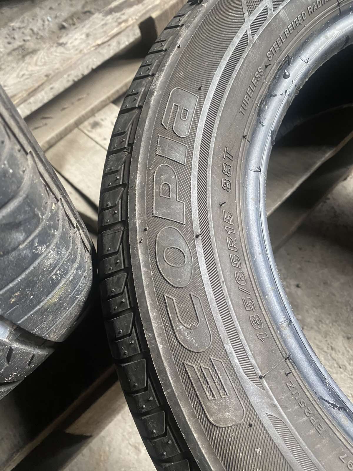 185.65.15 Bridgestone 4шт лето БУ склад шины резина из Европы 65 R15