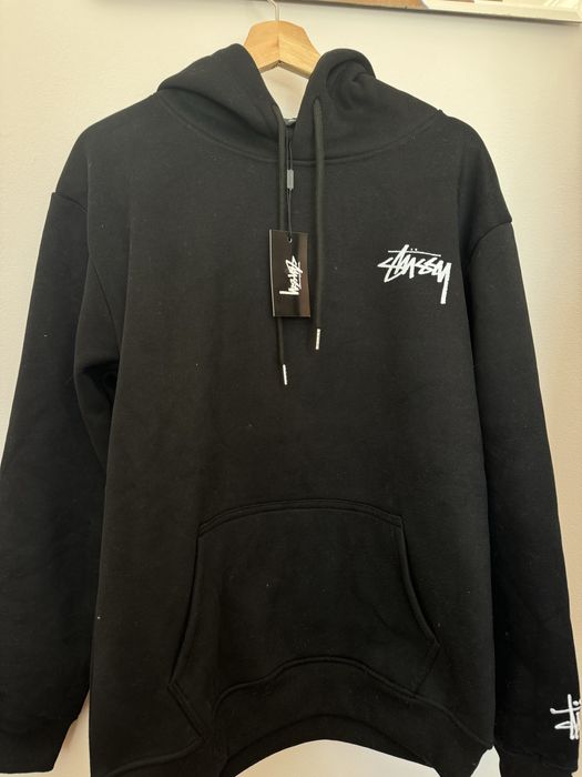 hoodie preto stussy