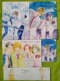 Manga Pożegnanie pierwszej miłości pocztówki zakładka kalendarzyk