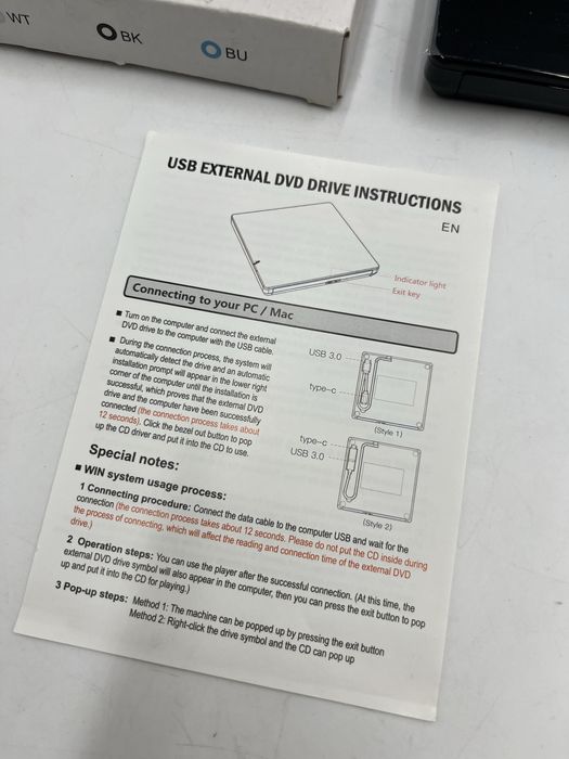 Zewnętrzny napęd DVD USB 3.0 – Portable Interface Drive