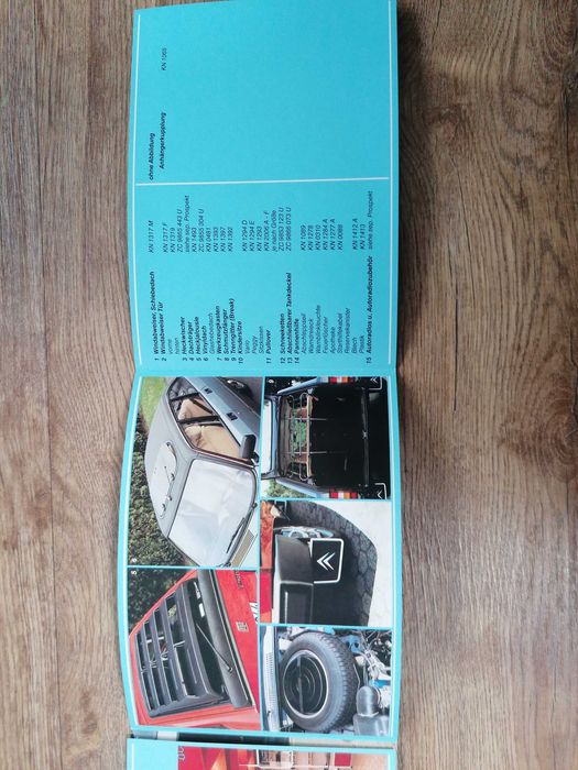 Prospekt Citroen GSA wyposażenie dodatkowe.