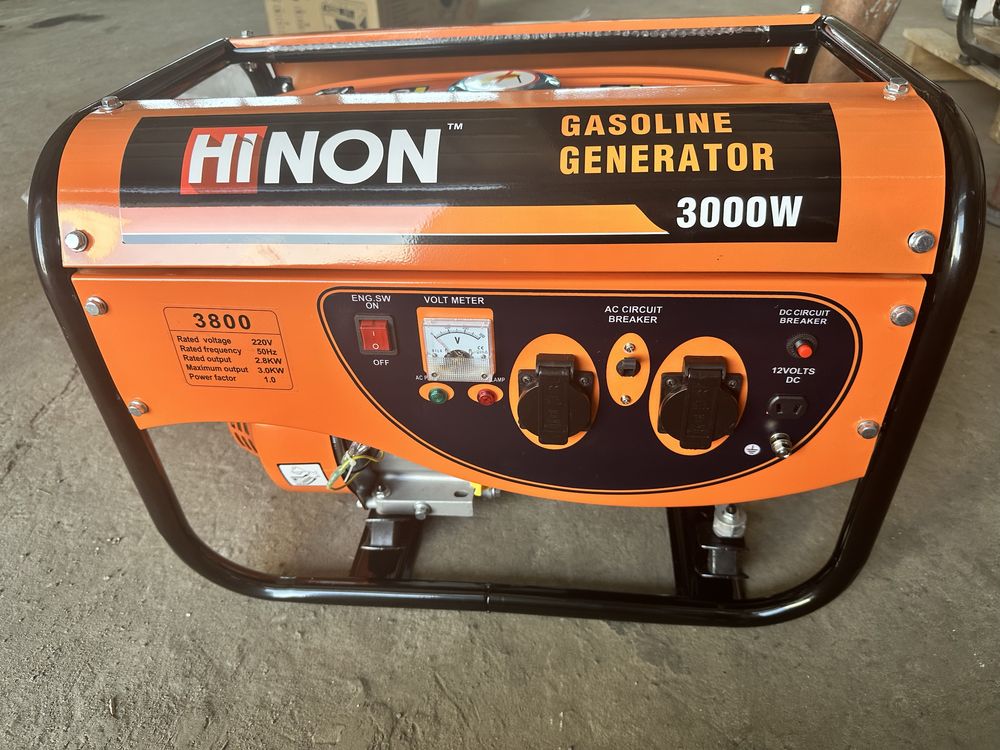 Продам генератор бензиновий Hi-Non 3кВт GRS3800-83G з мідною обмоткою