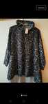 Bluza tunika z kapturem model lampart