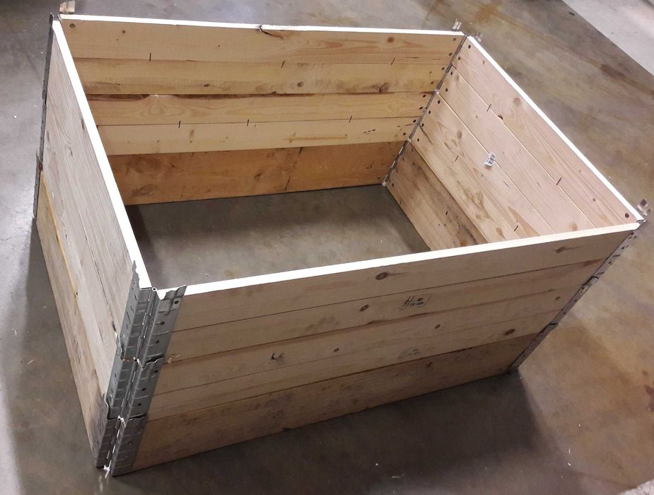 GRZĄDKI drewniane NADSTAWKI PALETOWE 120x80 grządka warzywniak inspekt