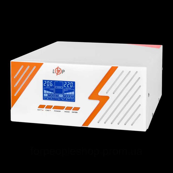 ДБЖ/UPS/ інвертор з правильною синусоїдою 12V LPM-PSW-1500VA (1050Вт)