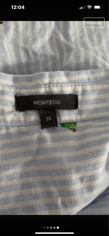 koszula Montego rozmiar S