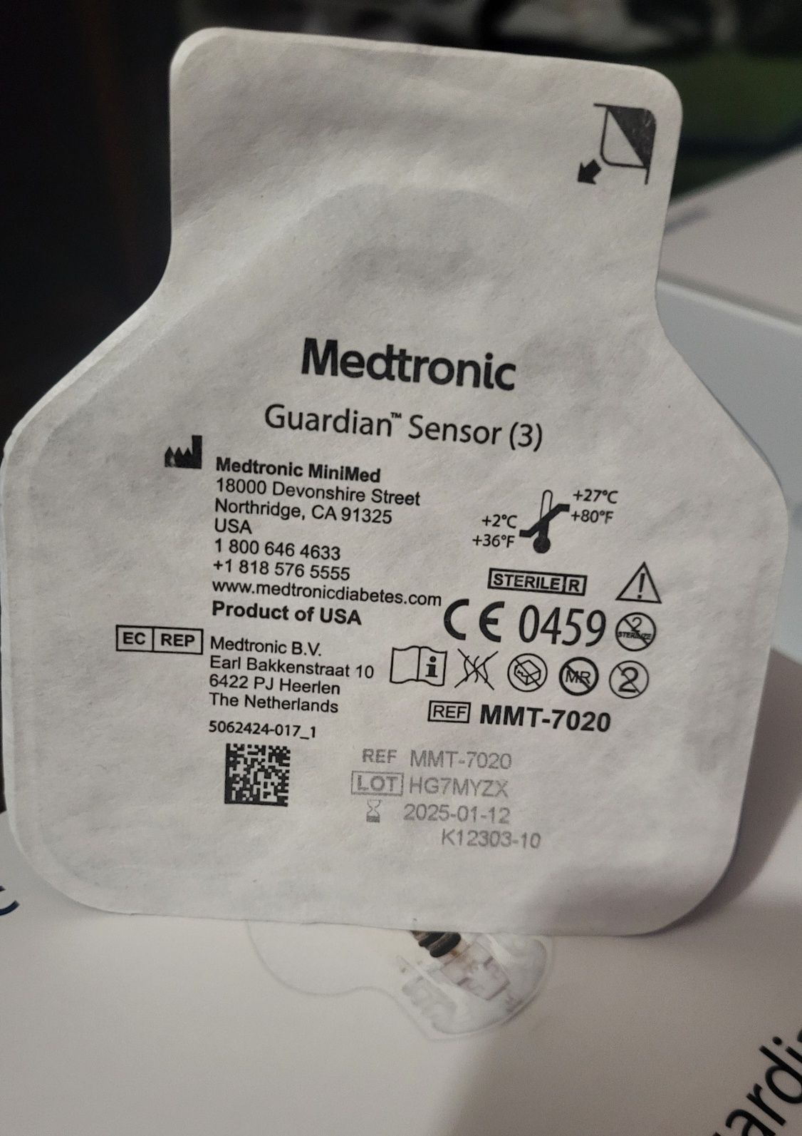 Medtronic Guardian Sensor 3, 4