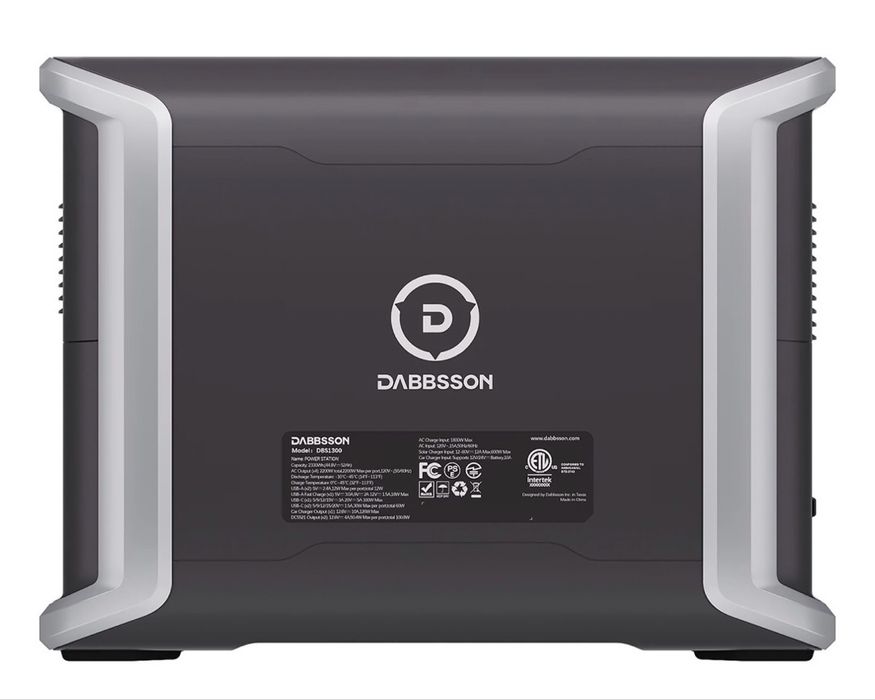 Зарядна станція Dabbsson DBS 1300, 1200 вт ,1330 вт*год