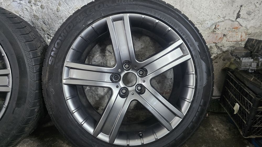 Диски легкосплавні  R20 5/120  ЕТ52 з зимовою резиною Touareg
