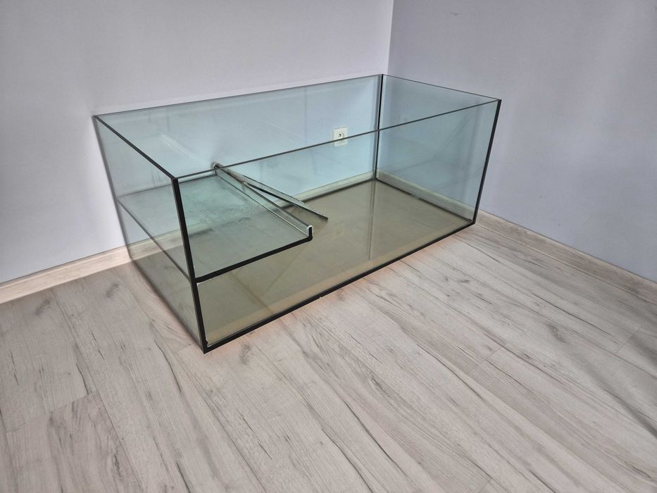 Akwarium / Akwaterrarium + filtr + 2 lampy