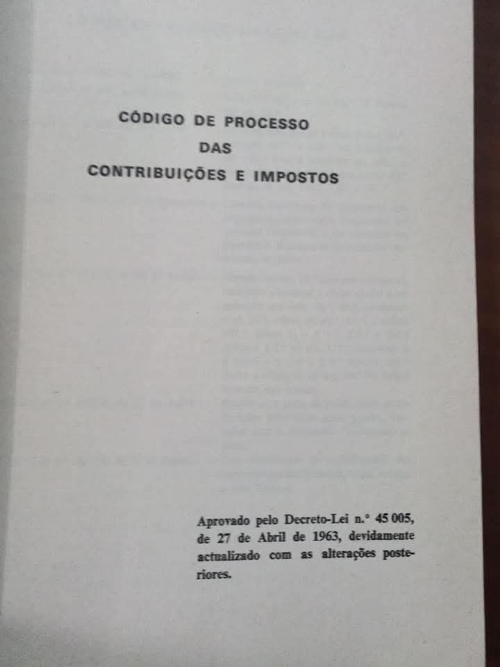 Código de Processo das Contribuições e Impostos - 1976