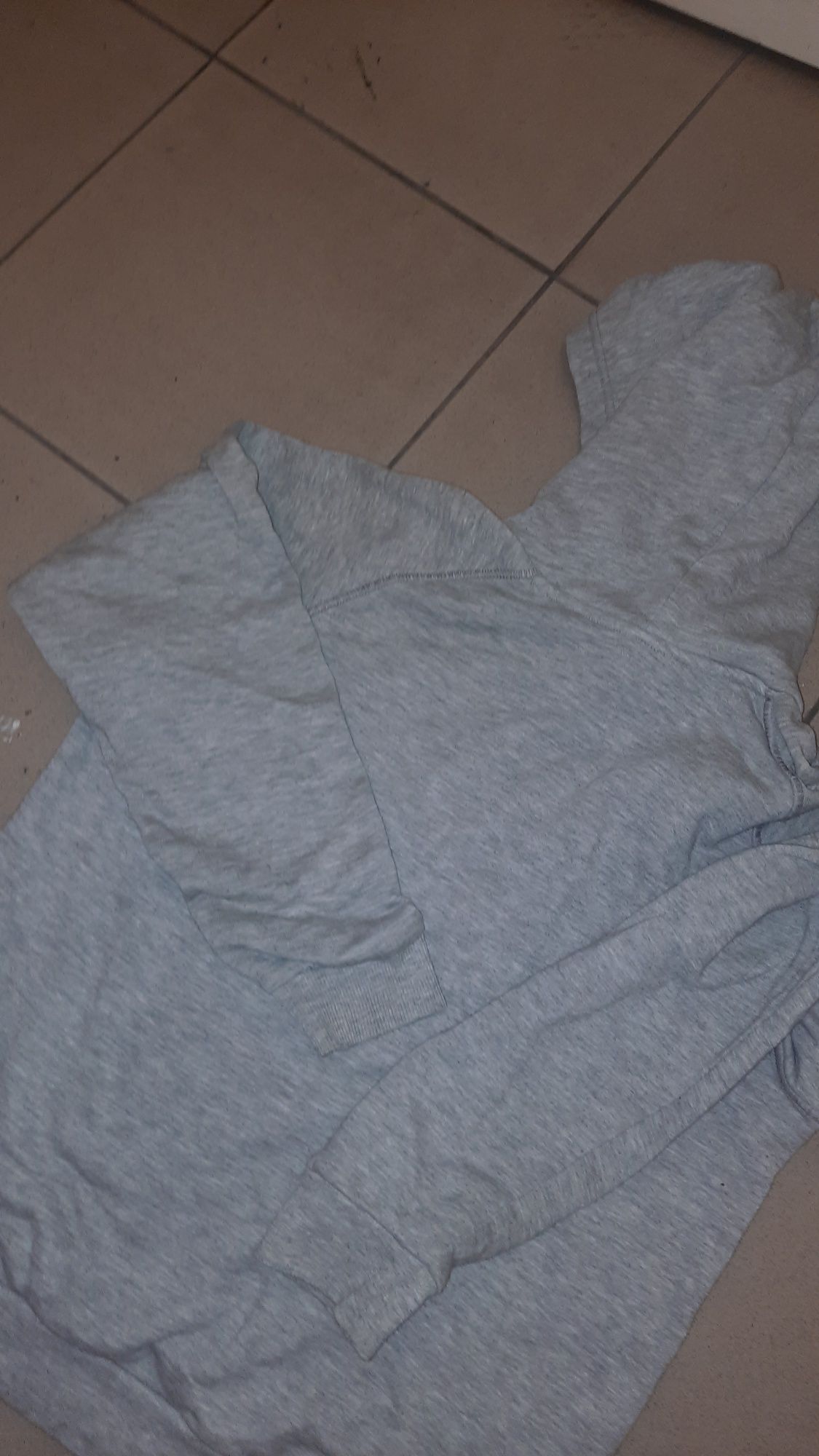 Bluza adidas popielata mlodziezowa