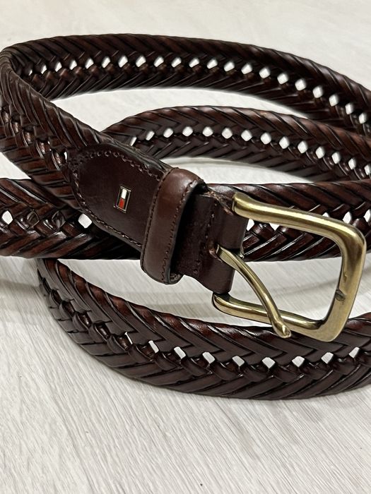 Ремень Tommy Hilfiger плетеный кожа