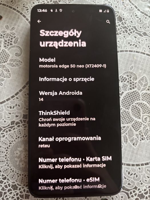 sprzedam nowy telefon MOTOROLA EGDE 50 NEO