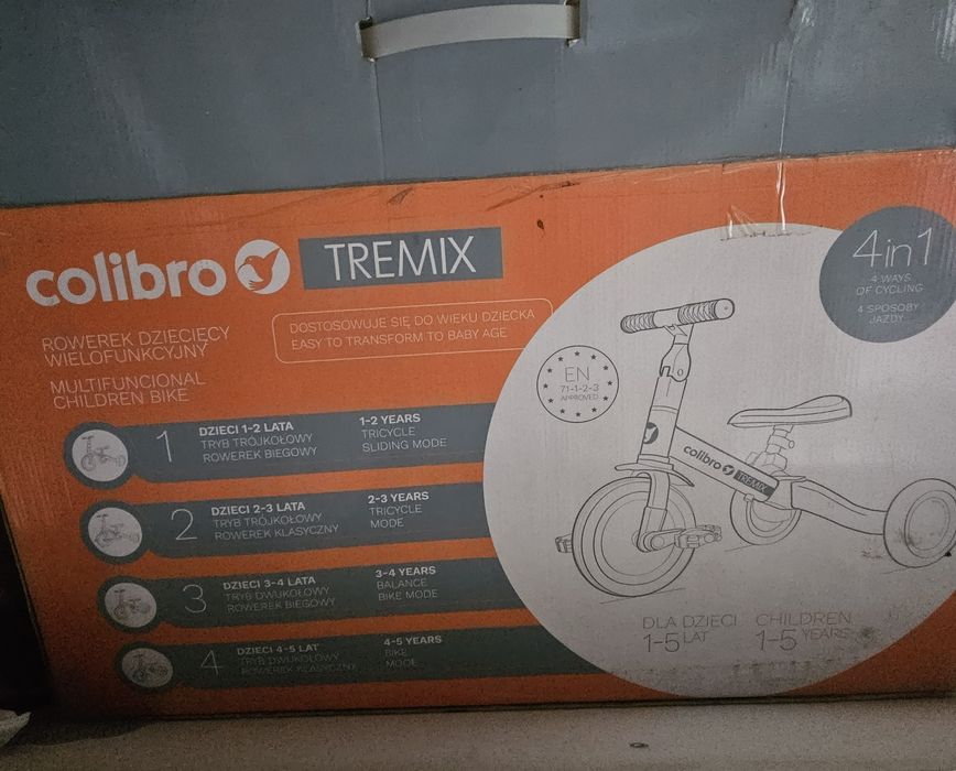 Rowerek  tremix colibro 4w1
